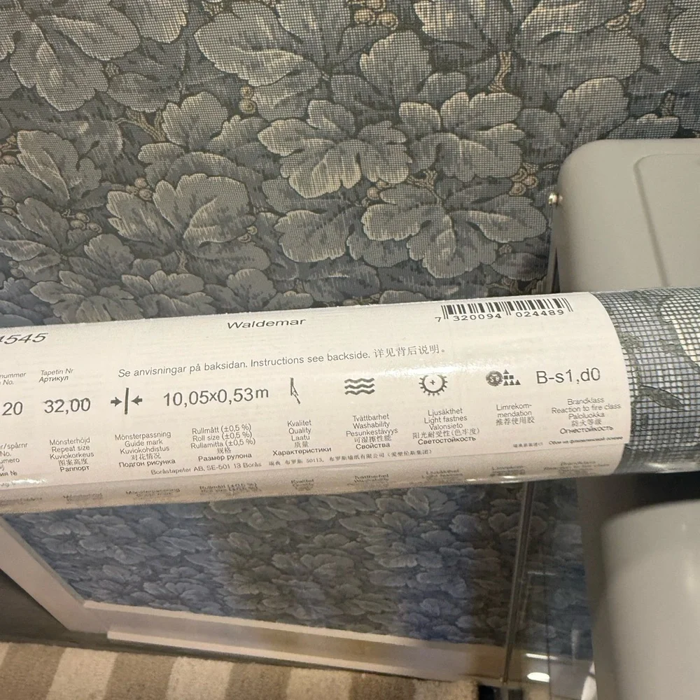 Unopened wallpaper- Boråstapeter Waldemar Wallpaper from Perigold
